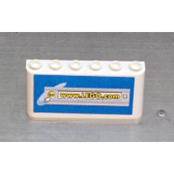 Windscreen 2 x 6 x 2 with Yellow 'www.LEGO.com' in Address Bar on Blue Background Pattern (Sticker) - Sets 3420-1 / 3420-2 / 3420-4 / 3421 / 3425-1 Windscreen 2 x 6 x 2 with Yellow 'www.LEGO.com' in Address Bar on Blue Background Pattern (Sticker) - Sets 3420-1 / 3420-2 / 3420-4 / 3421 / 3425-1