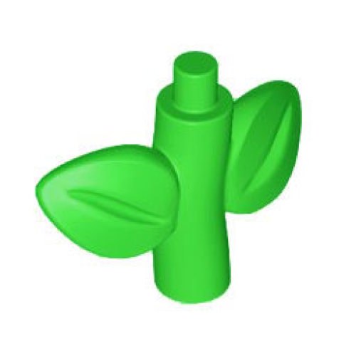 Деталь LEGO 1747 Plant Stem / Stalk with Bar, Bar Holder, and 2 Leaves
