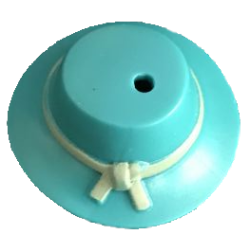 Minifigure, Headgear Hat, Wide Floppy Brim with Knotted Tan Band Pattern (BAM) Minifigure, Headgear Hat, Wide Floppy Brim with Knotted Tan Band Pattern (BAM)