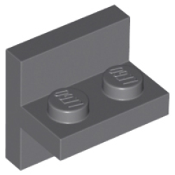 Bracket 2 x 2 - 1 x 2 Centered - Dark Bluish Gray
