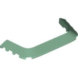 Wedge 10 x 4 x 2/3 Cutout (Mudguard) - Sand Green