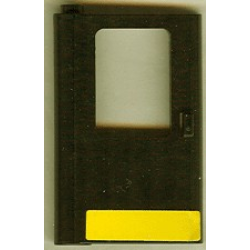 Door 1 x 4 x 5 Train Left, Thin Support at Bottom with Yellow Stripe Pattern (Sticker) - Set 5542 Door 1 x 4 x 5 Train Left, Thin Support at Bottom with Yellow Stripe Pattern (Sticker) - Set 5542