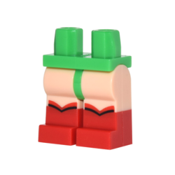 Hips and Light Nougat Legs with Red Boots Pattern Hips and Light Nougat Legs with Red Boots Pattern