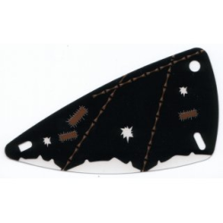 Plastic Triangle 6 x 12 Wing with Patched Cloth Pattern