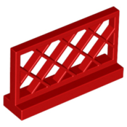 Fence 1 x 4 x 2 Lattice - Red Fence 1 x 4 x 2 Lattice - Red