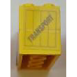 Stickered Assembly 4 x 2 x 2 with 'TRANSPORT' on Crate Pattern on both sides (Stickers) - Set 315-2 - 2 Brick 2 x 4