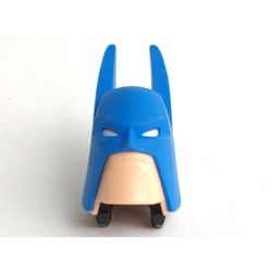 Large Figure Head Modified Super Heroes Batman with Light Nougat Face Pattern