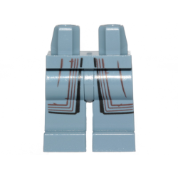Hips and Legs with SW Mandalorian Robe and Dark Brown Lines Pattern Hips and Legs with SW Mandalorian Robe and Dark Brown Lines Pattern