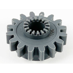 Technic, Gear 16 Tooth with Clutch - Dark Bluish Gray Technic, Gear 16 Tooth with Clutch - Dark Bluish Gray