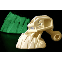 Bionicle Head Connector Block (Piraka) with Glow In Dark Teeth Pattern