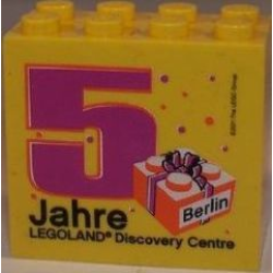 Brick 2 x 4 x 3 with Legoland Discovery Centre Berlin 5 Jahre Pattern Brick 2 x 4 x 3 with Legoland Discovery Centre Berlin 5 Jahre Pattern