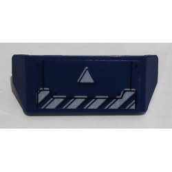 Vehicle, Spoiler with Bar Handle with White Triangle and Danger Stripes on Transparent Background Pattern (Sticker) - Set 76153 Vehicle, Spoiler with Bar Handle with White Triangle and Danger Stripes on Transparent Background Pattern (Sticker) - Set 76153