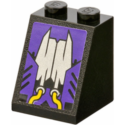 Slope 65 2 x 2 x 2 with Bottom Tube with Hydraulic Claws Pattern (Sticker) - Set 8115 Slope 65 2 x 2 x 2 with Bottom Tube with Hydraulic Claws Pattern (Sticker) - Set 8115