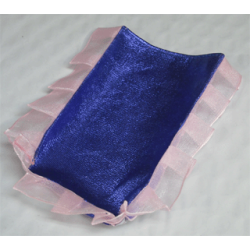 Belville Cloth Bed Cover 8 x 13 with Bright Pink Tulle Edge