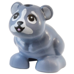 Hamster / Mouse, Friends Style with Black Eyes, Nose, and Mouth, and White Ears, Muzzle, and Blaze Pattern (Cheeky)