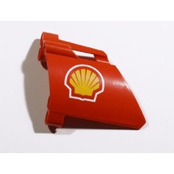 Technic, Panel Fairing #23 Large Short, Small Hole, Side B with Shell Logo Pattern (Sticker) - Set 8674