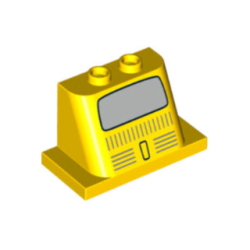 Windscreen 2 x 3 x 2 with 2 x 4 Base with Silver Window and Grille Pattern Windscreen 2 x 3 x 2 with 2 x 4 Base with Silver Window and Grille Pattern