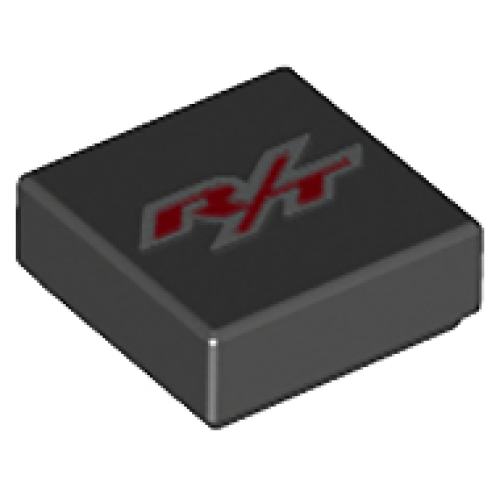 Деталь LEGO 3070pb128 Tile 1 x 1 with 'R/T' Pattern