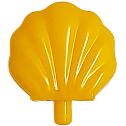 Minifigure, Shell Clam / Scallop with Small Pin