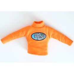 Scala, Clothes Male Sweater, Turtleneck with Oval Pattern