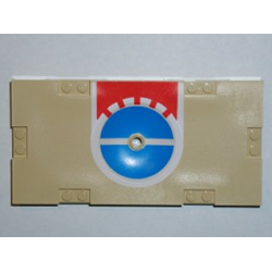 Sports Field Section 8 x 16 with Basketball Free-Throw Line Pattern