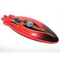 Windscreen 9 x 3 x 1 2/3 Bubble Canopy with Black End and Flames and Filler Cap Pattern Windscreen 9 x 3 x 1 2/3 Bubble Canopy with Black End and Flames and Filler Cap Pattern