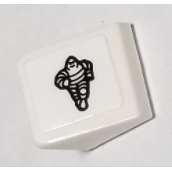 Slope 30 1 x 1 x 2/3 with Michelin Logo Pattern Model Right Side (Sticker) - Set 75885