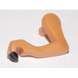 Dinosaur Leg Small (Front) Raptor Left with Black Claws Pattern - Medium Nougat Dinosaur Leg Small (Front) Raptor Left with Black Claws Pattern - Medium Nougat