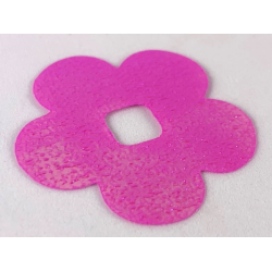 Clikits, Icon Accent Foil Flower 5 Petals 4 1/4 x 4 1/4 with Textured Iridescent Surface Clikits, Icon Accent Foil Flower 5 Petals 4 1/4 x 4 1/4 with Textured Iridescent Surface