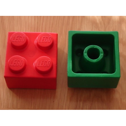 Деталь LEGO 29540 Brick, Soft 2 x 2 - Blue