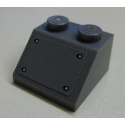 Деталь LEGO 3039pb064 Slope 45 2 x 2 with Bolted Panel Pattern (Sticker) - Set 7051