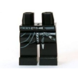 Hips and Legs with Robe with Curved Dark Bluish Gray Folds and Belts with Silver Buckles Pattern Hips and Legs with Robe with Curved Dark Bluish Gray Folds and Belts with Silver Buckles Pattern