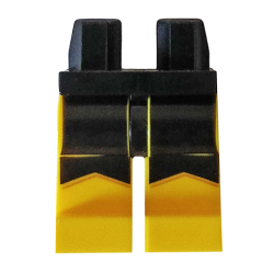 Hips and Yellow Legs with Black Scalloped Panels Pattern Hips and Yellow Legs with Black Scalloped Panels Pattern