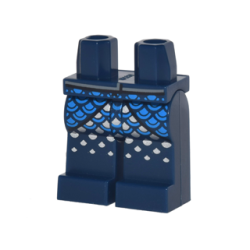 Hips and Legs with Armor with Blue and White Waves Pattern Hips and Legs with Armor with Blue and White Waves Pattern