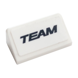 Slope 30 1 x 2 x 2/3 with Black 'TEAM' Pattern (Sticker) - Set 76897