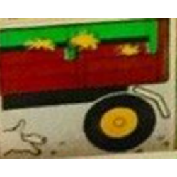 Duplo, Tile 2 x 2 x 1 with Farming Mosaic Picture 16 Pattern Duplo, Tile 2 x 2 x 1 with Farming Mosaic Picture 16 Pattern