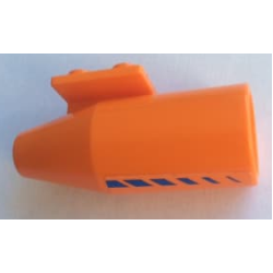 Engine, Smooth Large, 2 x 2 Thin Top Plate with Blue Diagonal Stripes Pattern Model Left Side (Sticker) - Set 4210 Engine, Smooth Large, 2 x 2 Thin Top Plate with Blue Diagonal Stripes Pattern Model Left Side (Sticker) - Set 4210