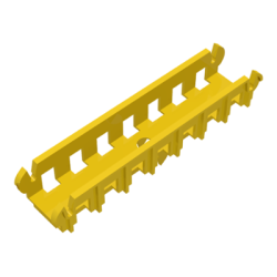 Conveyor Belt Inclined Frame - Yellow