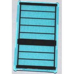 Glass for Window 1 x 4 x 6 with Black Stripes Pattern (Sticker) - Set 76005
