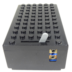 Electric 4.5V Battery Box 6 x 11 x 3 1/3 Type III for 2 Prong Connectors with Middle Pin Electric 4.5V Battery Box 6 x 11 x 3 1/3 Type III for 2 Prong Connectors with Middle Pin