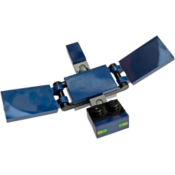 Minecraft Phantom (Light Bluish Gray 2 x 3 Plate Base, Black Bracket) - Brick Built Minecraft Phantom (Light Bluish Gray 2 x 3 Plate Base, Black Bracket) - Brick Built