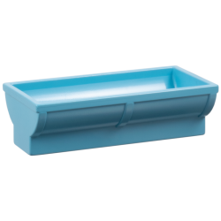 Duplo Animal Accessory Feeding Trough 2 x 4 x 2 with Curved Sides - Maersk Blue Duplo Animal Accessory Feeding Trough 2 x 4 x 2 with Curved Sides - Maersk Blue