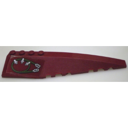 Wedge 12 x 3 Right with Cable Pattern (Sticker) - Set 7476