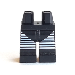 Hips and Legs with White Graduating Stripes Pattern Hips and Legs with White Graduating Stripes Pattern