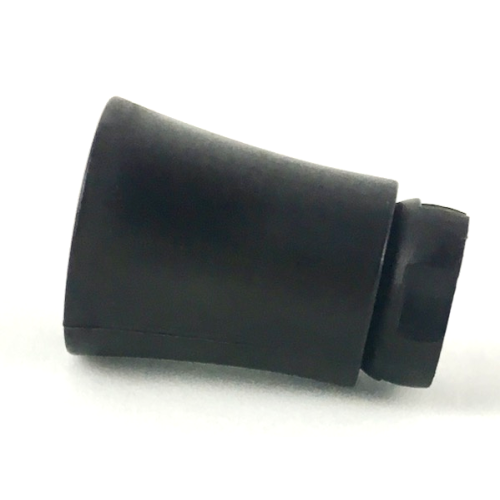 Деталь LEGO 2536d Plant, Tree Palm Trunk - Short Connector, Axle Hole with 2 Inside Prongs - Black