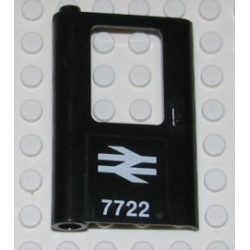 Door 1 x 4 x 5 Train Left, Thin Support at Bottom with British Railways '7722' Pattern (Sticker) - Set 7722 Door 1 x 4 x 5 Train Left, Thin Support at Bottom with British Railways '7722' Pattern (Sticker) - Set 7722