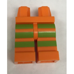 Hips and Legs with 3 Lime Stripes on Front and Sides Pattern Hips and Legs with 3 Lime Stripes on Front and Sides Pattern
