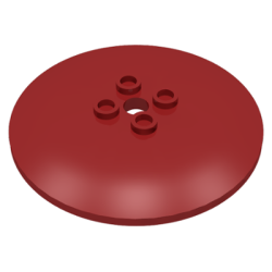 Dish 6 x 6 Inverted (Radar) - Hollow Studs