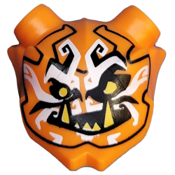 Minifigure, Visor Mask Ninjago Oni with Mask of Deception Pattern