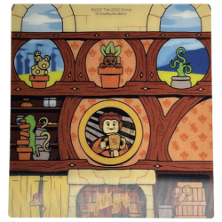 Plastic 3D Backdrop with Hufflepuff Common Room Pattern